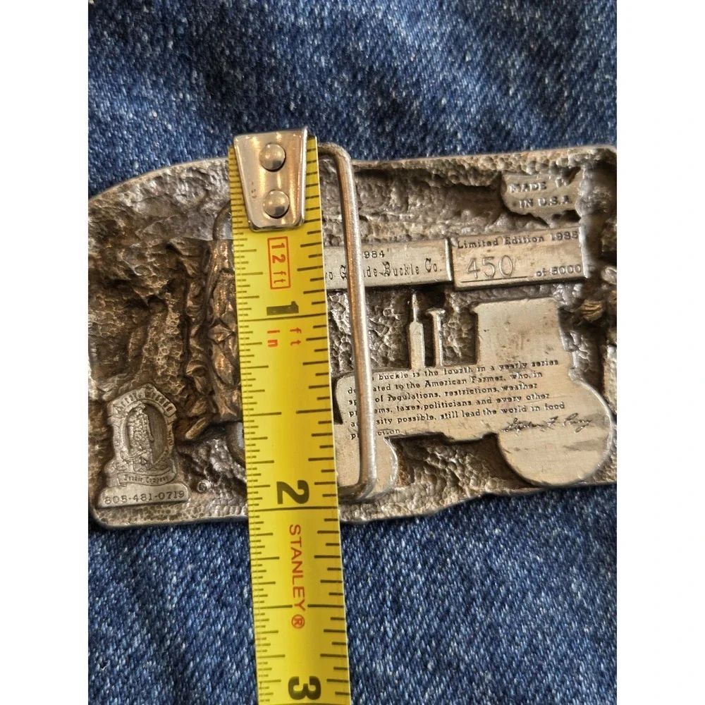 Arroyo Belt Co. 1985 American Agriculture Ltd Ed #450/5000 Belt Buckle